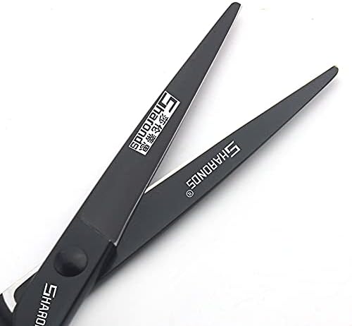6 inch hair stylist barber scissors black plate dragon 440C hairdressing cutting scissors+thinning scissors (6 inch 2PC)