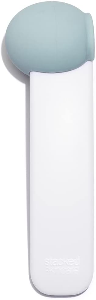 StackedSkincare Ice Roller, Professional Face Sculpting Tool to Reduce Puffiness, Calm Redness and Inflammation, Lift & Sculpt Facial Contours