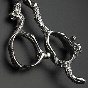 (3 choices) 7 Inch Salon Professional Hairdressing Scissors Barber Hairstyling Special Tools (7-inch purple gem)