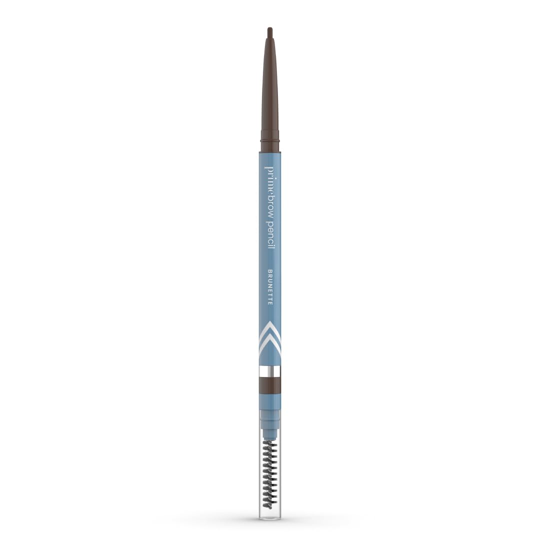 Prime Prometics PrimeBrow Pencil for Mature Women – Ultra-Precise Tip for Natural, Hair-Like Strokes – Smudge-Proof & Long-Lasting Wear – Great for Thinning, Sparse, or Graying Brows (Brunette)