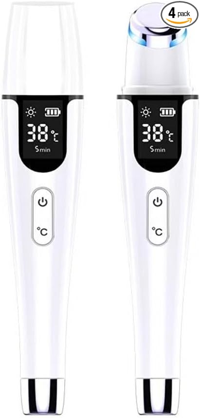 Eye Massage Wand,Vibration and Warm,Reducing Fine Lines, Dark Circles, Eye Bags Eyes Puffiness