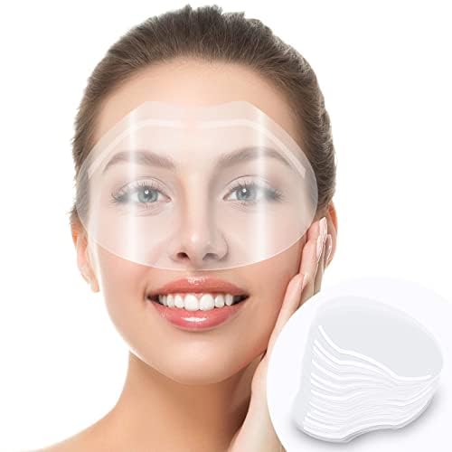 30 PCS Face Shield for Shower, Clear Eyebrow Shower Visor for Adults Eyelash Extensions, Eyelid Surgery, Lash Aftercare for Salon Supplies Eyelash Extensions