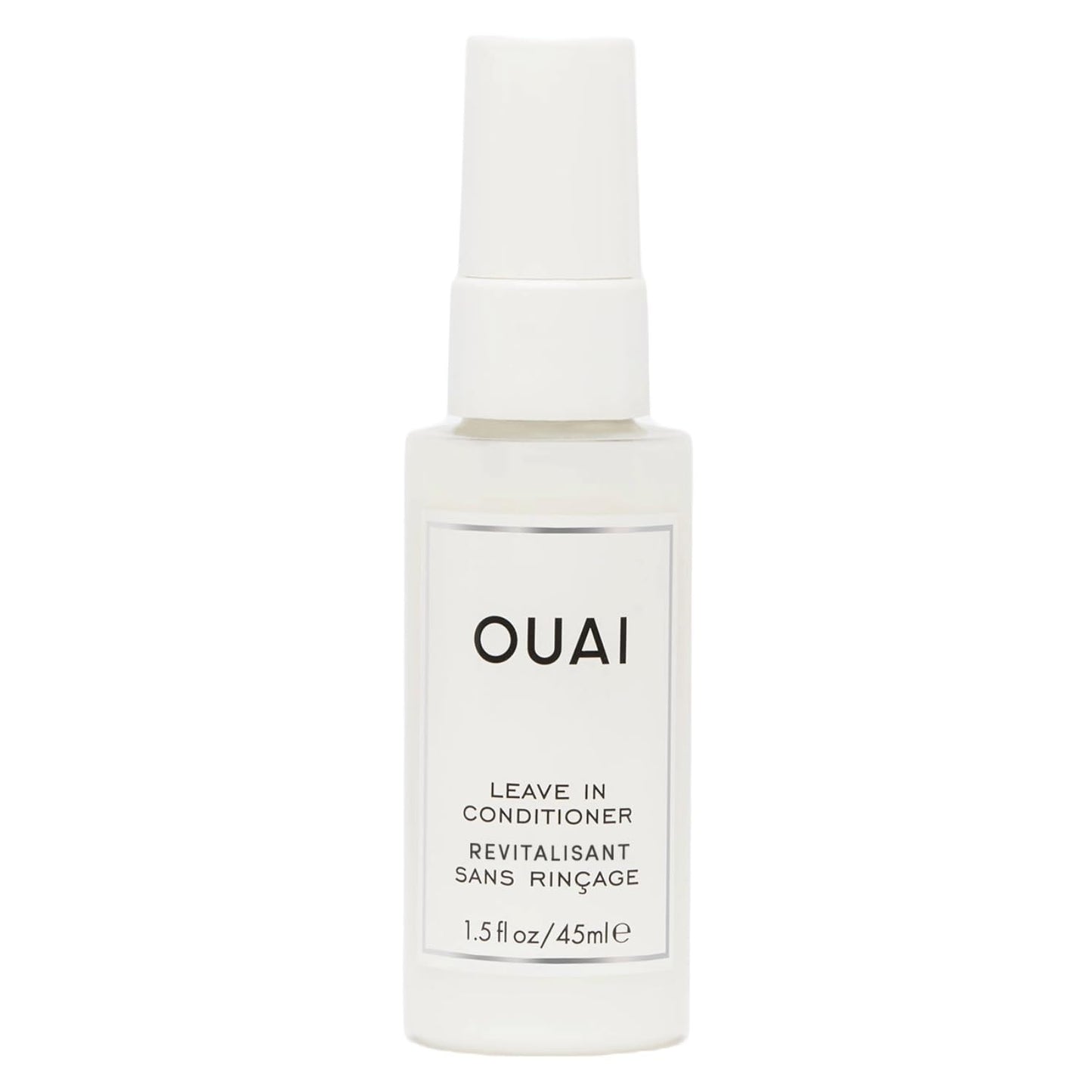 OUAI Leave In Conditioner & Heat Protectant for Hair - Prep Hair for Styling or Use as Detangling Spray to Fight Frizz & Flyaways - No Parabens, Sulfates or Phthalates (1.5 oz)