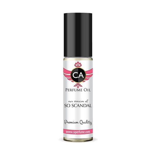 CA Perfume Impression of So Scandal for Women Fragrance Oil Floral Fruity Scent Long Lasting Perfumes for Women Travel Size TSA Ready Mini Parfum Body Oil Roll-on 0.33 Fl Oz 10ml