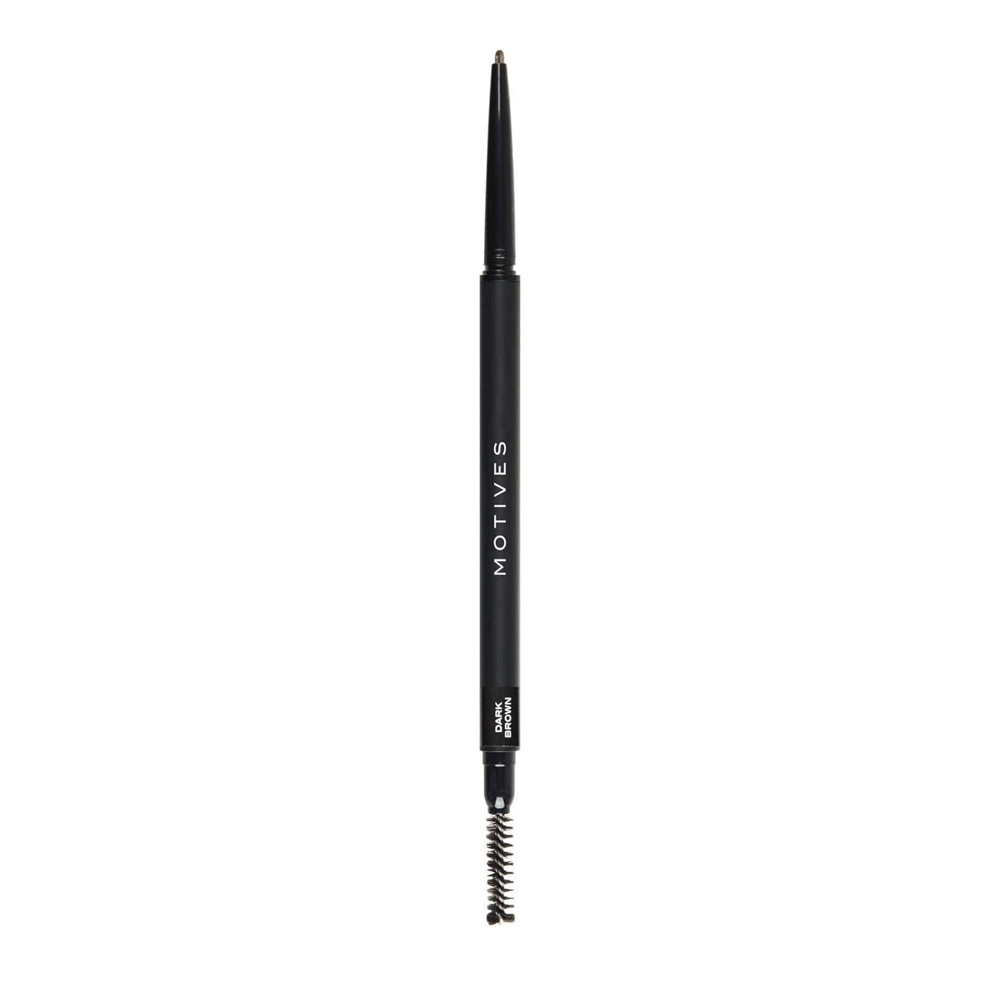 Motives® Arch Definer Ultra-Fine Brow Pencil – Water Resistant, Long Wearing Brow Makeup for Natural Looking Eyebrows - Precise, Retractable Tip and Spoolie Brush Eyebrow Pencil (Dark Brown)