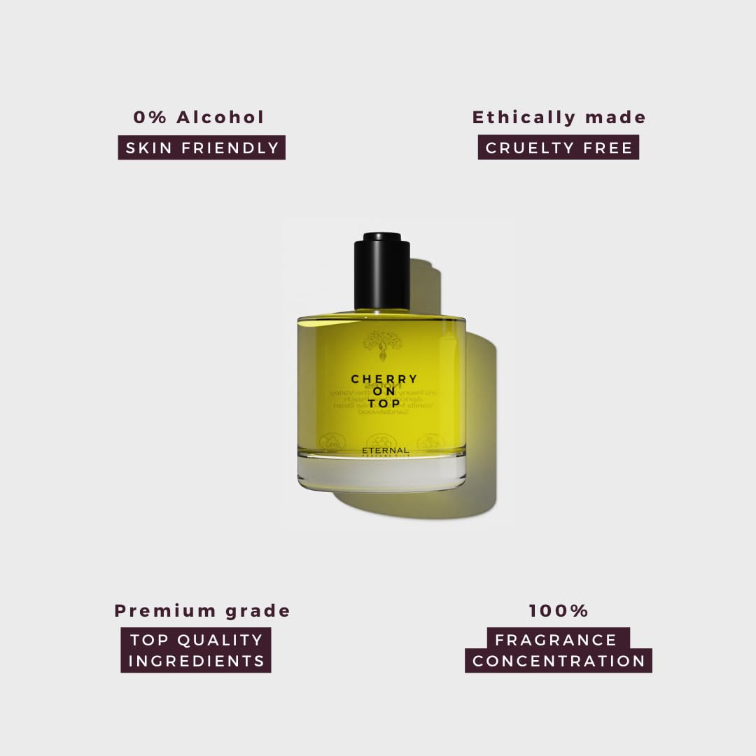 Eternal perfume oils - Cherry On Top Perfume Oil Inspired by Miss Di0r | Long Lasting Designer Perfumes for Women 50ml with 30ml (Pack of 2)
