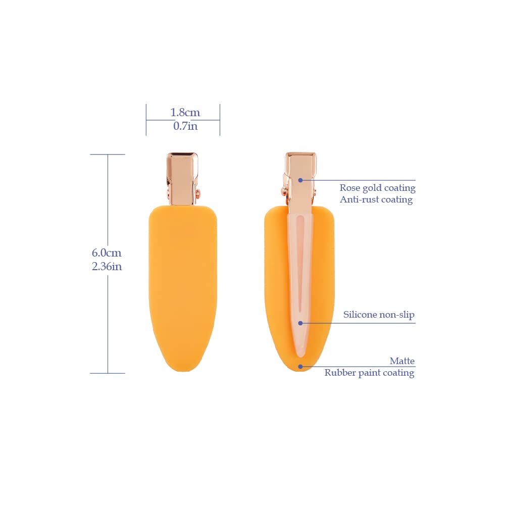 minihope Flat Hair Clips Makeup Hair Clips Hair Clips for Bangs 12 Cont (light)…