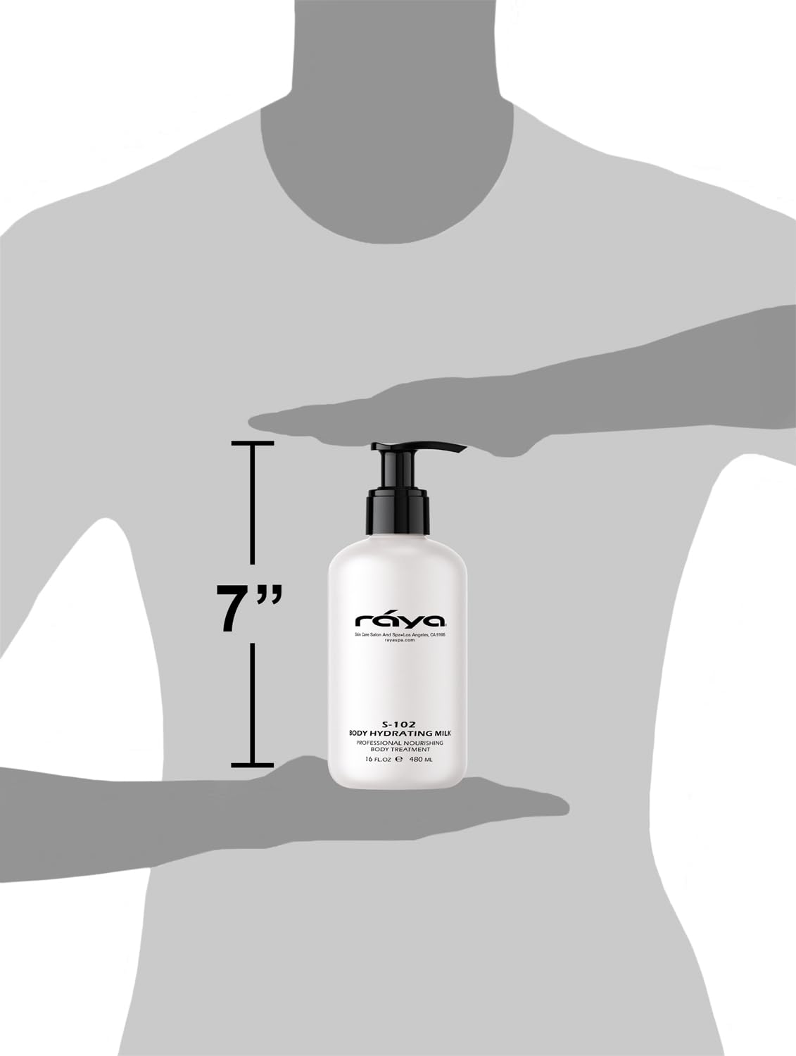 Raya Body Hydrating Milk 16 oz (S-102) | Hydrating, Moisturizing, and Restorative Body Lotion | Rich in Natural Oils, Butters, and Vitamins | Calms and Softens