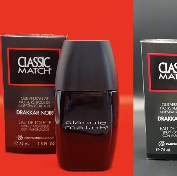 PB ParfumsBelcam Classic Match our Version of Drakkar Noir EDT,2.5 Fl Oz (F37437-04-DN) (Pack of 2)