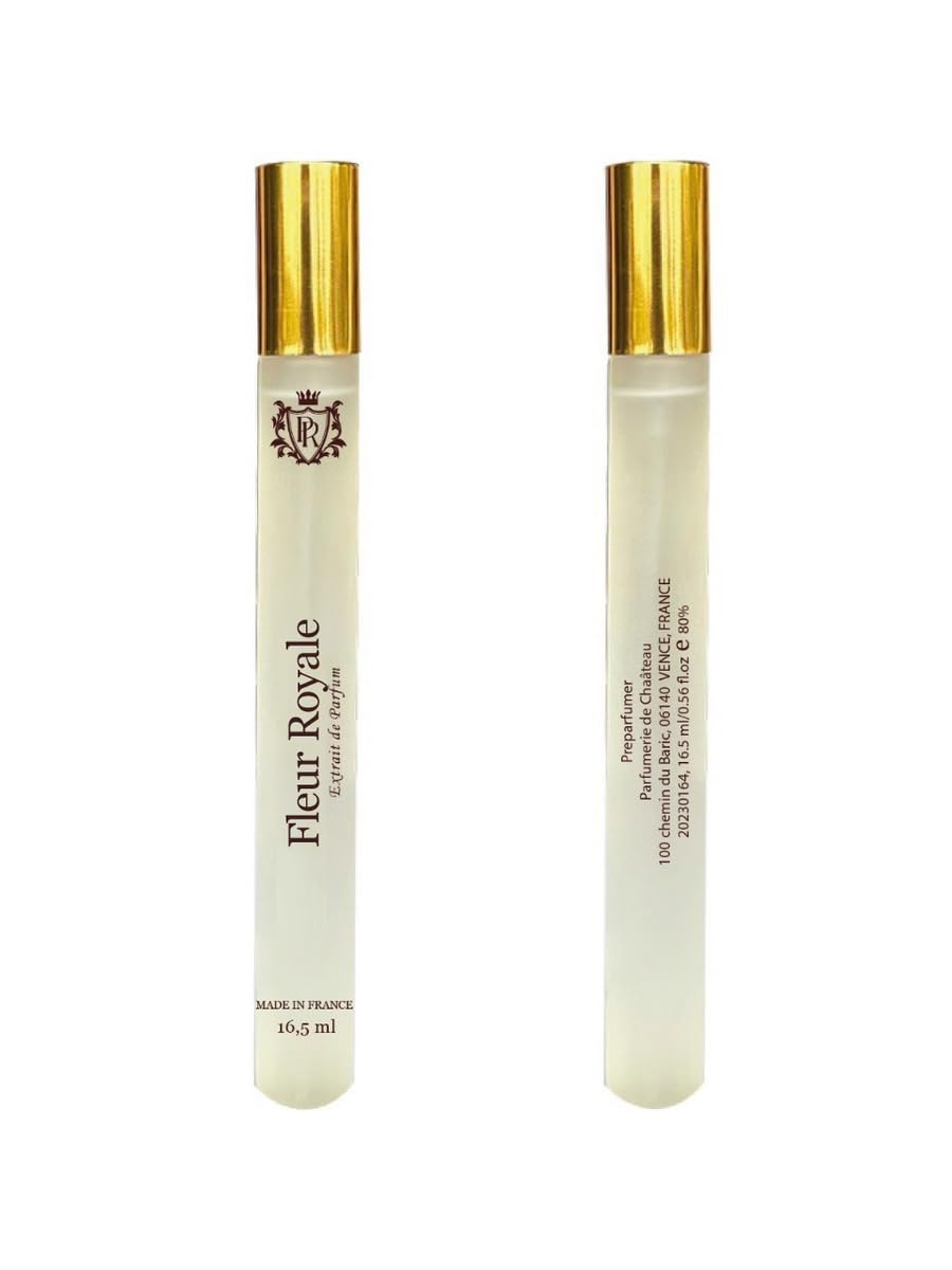 From France Fleur Royale for Women 16ml – Elegant Fruity Floral Scent From France – Luxury Fragrance with Jasmine, Lychee – Long Lasting Perfume With Musk and Woody Notes