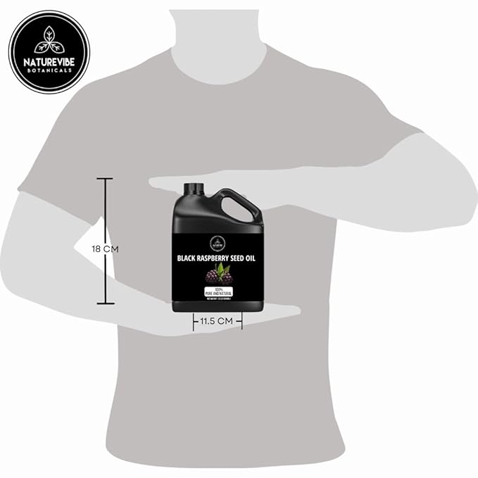 Naturevibe Botanicals Black Raspberry Oil 32 Ounces | 100% Pure and Natural | Great for Skin Care and Hair Care