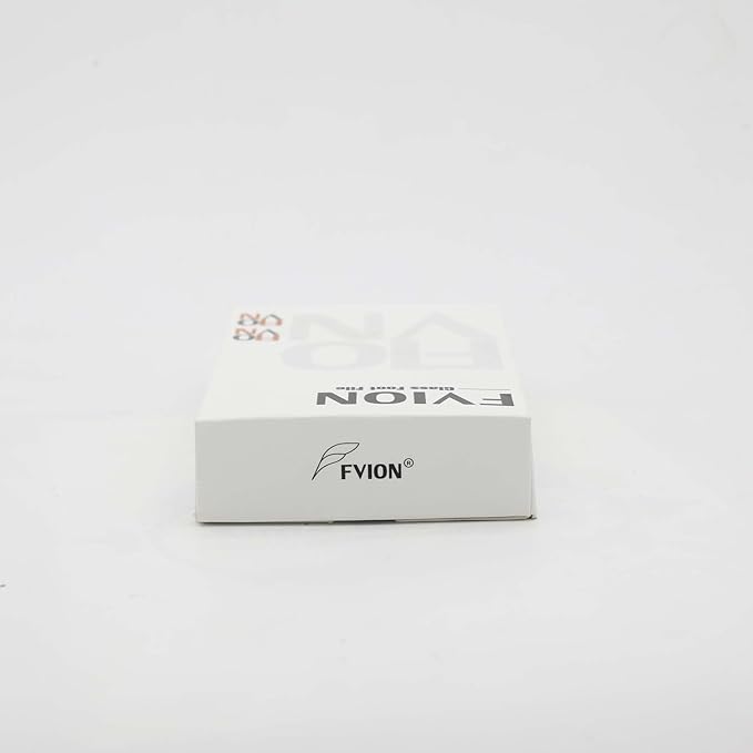 FVION Nano Glass Foot File with Bamboo Handle - Foot Scrubber Dead Skin Pumice Stone for Feet - The Ultimate Gentle Pedicure File Feet Callus Remover (Yellow)