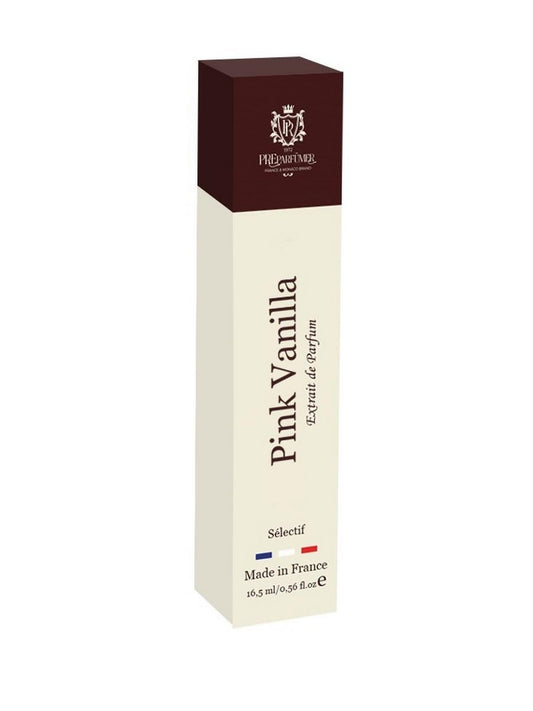 From France Pink Vanilla for Women 16ml – Floral Gourmand Scent From France – Luxury Fragrance with Saffron, Rose – Long Lasting Perfume With Caramel and Vanilla Notes