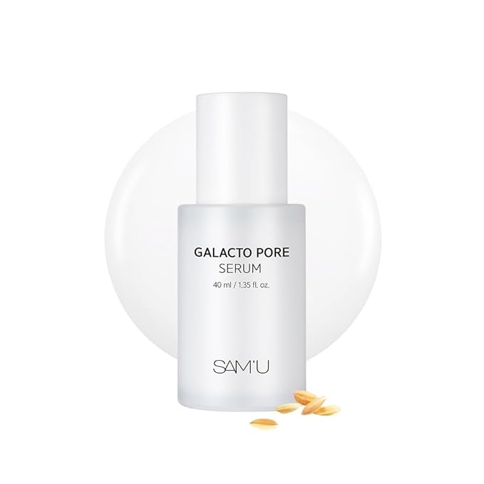SAM'U Galacto Pore Serum – Pore Tightening Serum with Galactomyces For Glass Skin – Korean Skin Care, Tightening & Hydrating with AHA, PHA, BHA, Suitable for Acne-Prone Skin – 1.4 Fl. Oz