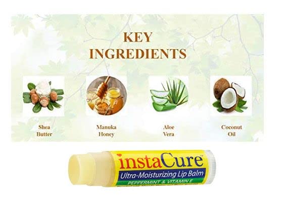 Manuka Honey Magic Lip Balm, Certified Organic Ingredients, Ultra-Moisturizing, Quickly Clears Skin Irritations, Hydration Stick for Damaged Lips