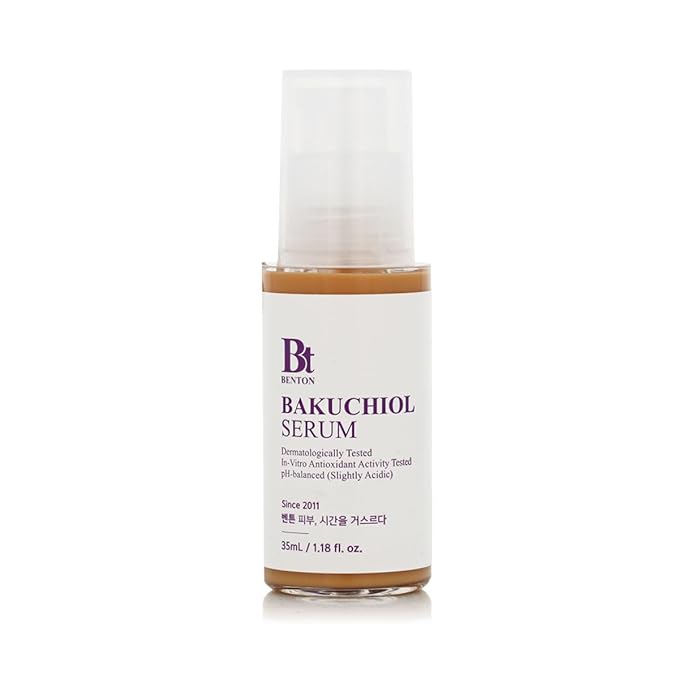 BENTON Bakuchiol Serum - Nourishing Serum for Face with Bakuchiol Retinol Alternative - Improve Elasticity and Control Photoaging - Serum for Sensitive Skin, 1.18 fl.oz.