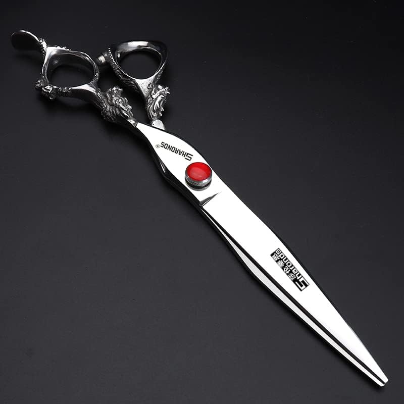 7" 7.5" 8"9" Professional Hairdressing Scissors Barber Salon Hair Cutting Dragon Shears (Large). (7.5 inch)