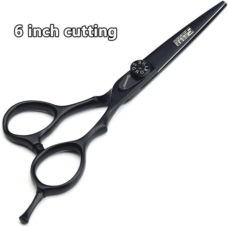 5/5.5/6 Professional Barber Set, with sharp blades that are easy to trim, suitable for hairdressers and hair salons (6-inch -2pc-D)