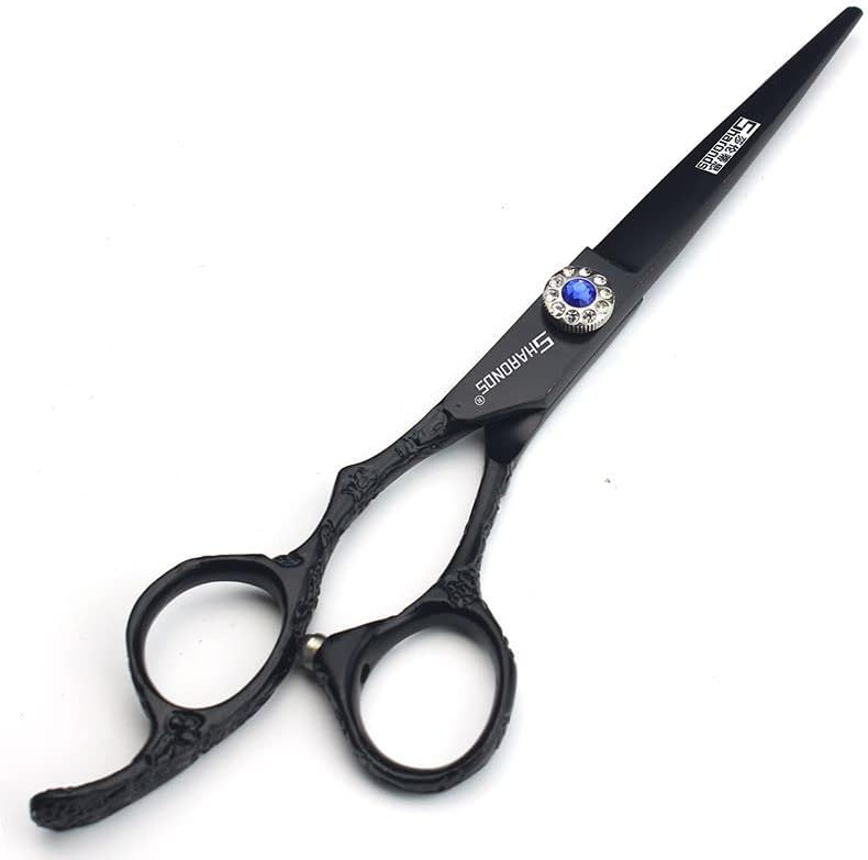 Hairdresser Professional Left-Handed Scissors Set - 6.0 Inch Hair Sparse Scissors - 440C (3pc-A)