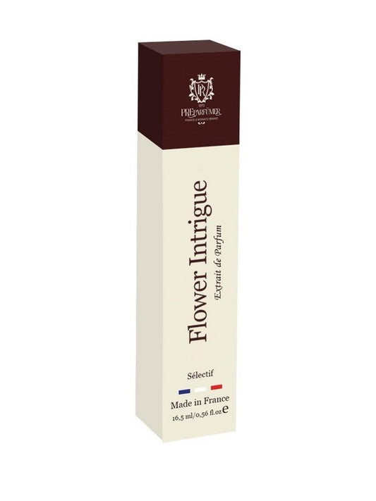 From France Flower Intrigue for Women 16ml – Fresh Aquatic Floral Scent From France – Luxury Fragrance with Lotus, Mint – Long Lasting Perfume With Amberwood and Oud Notes