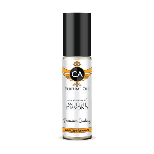 CA Perfume Impression of Whitish Diamond for Women Fragrance Oil Floral Aldehyde Scent Long Lasting Perfumes for Women Travel Size TSA Ready Mini Parfum Body Oil Roll-on 0.33 Fl Oz 10ml