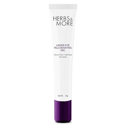Herbs & More Under Eye Rejuvenating Gel - 20g | Reduces Dark Circles, Puffiness & Fine Lines | Hydrating & Soothing Formula