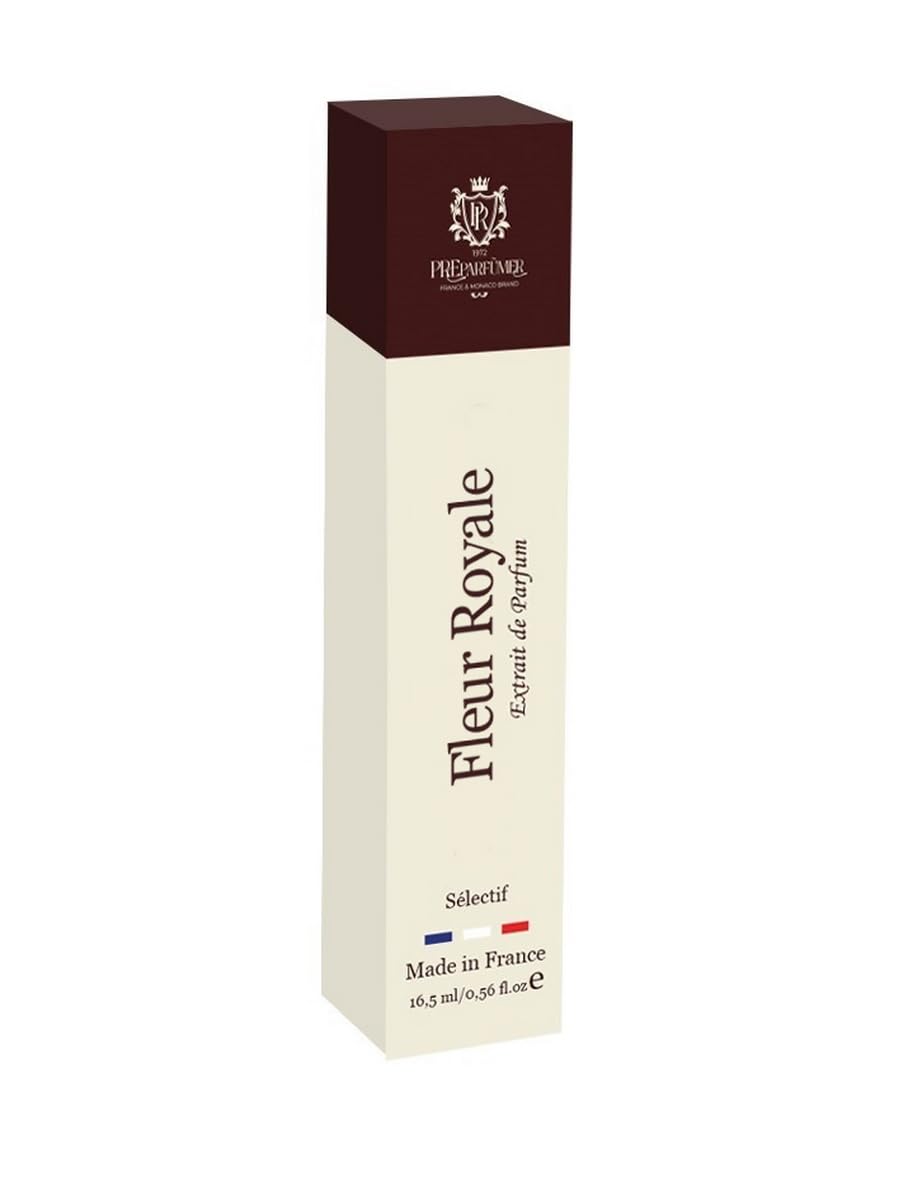From France Fleur Royale for Women 16ml – Elegant Fruity Floral Scent From France – Luxury Fragrance with Jasmine, Lychee – Long Lasting Perfume With Musk and Woody Notes
