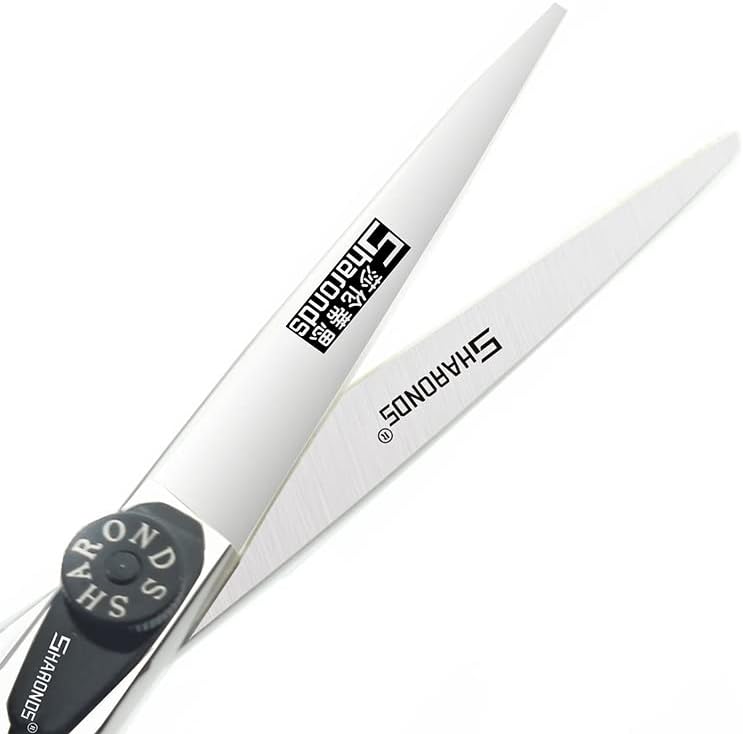 5/5.5/6 Professional Barber Set, with sharp blades that are easy to trim, suitable for hairdressers and hair salons (6-inch -2pc-C)