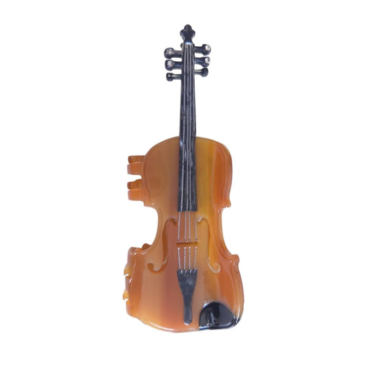 Novelty Violin Instrument Hair Clip,Acetate Claw Clips,Funny Hair Clips for Women