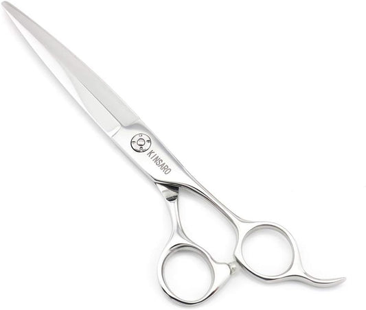 Barber Scissors 7" Professional Sliding Hair Scissors Willow Shape Sliding Hair Shears Professional Haircut Razor Edge 440c Barber Shears KINSARO for Hairdresser Barbershop or Home Use