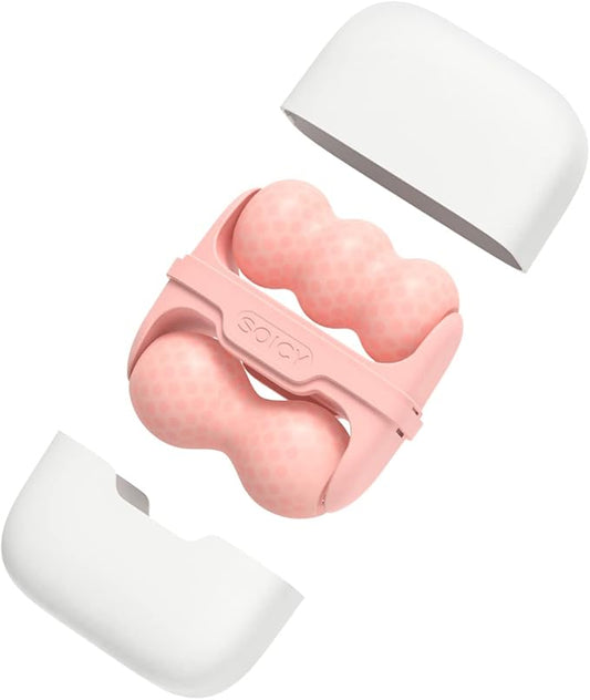 2 in 1 Cool Ice Roller for Face and Eye Facial Roller Personal Skin Care Tool with Carry Case to Reduce Puffiness and Relief Migraine, Pain. Women Mother Gift