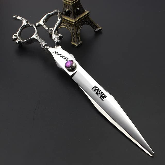 6/7/7.5/8/9 inch Japanese 440C Styling Studio Scissors Barber Professional Styling Tool Set Scissors (7-inch Platte schaar)