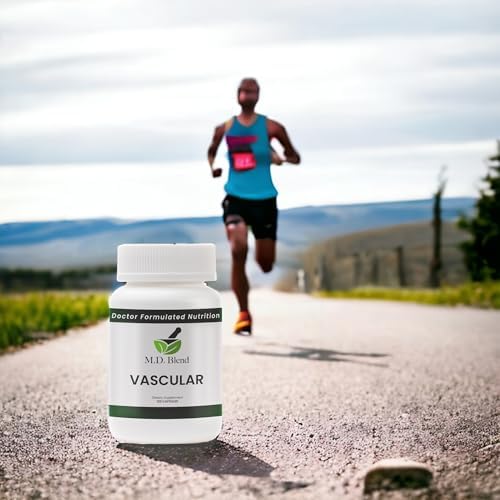 Face Cleanser + M.D. Vascular Supplement – Organic Foaming Wash with Coconut & Honey Aloe + Garlic, Ginger, L-Arginine Formula – Clean Beauty & Wellness Bundle