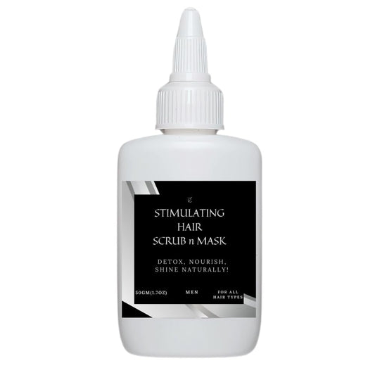 K C Scalp Detox & Hair Treatment Mask - Deep Conditioner for Dry Scalp & Damaged Hair – Scalp Care for Buildup, Flakes & Oil Control – All Hair/Scalp Types – Spa Grade Formula (MEN)