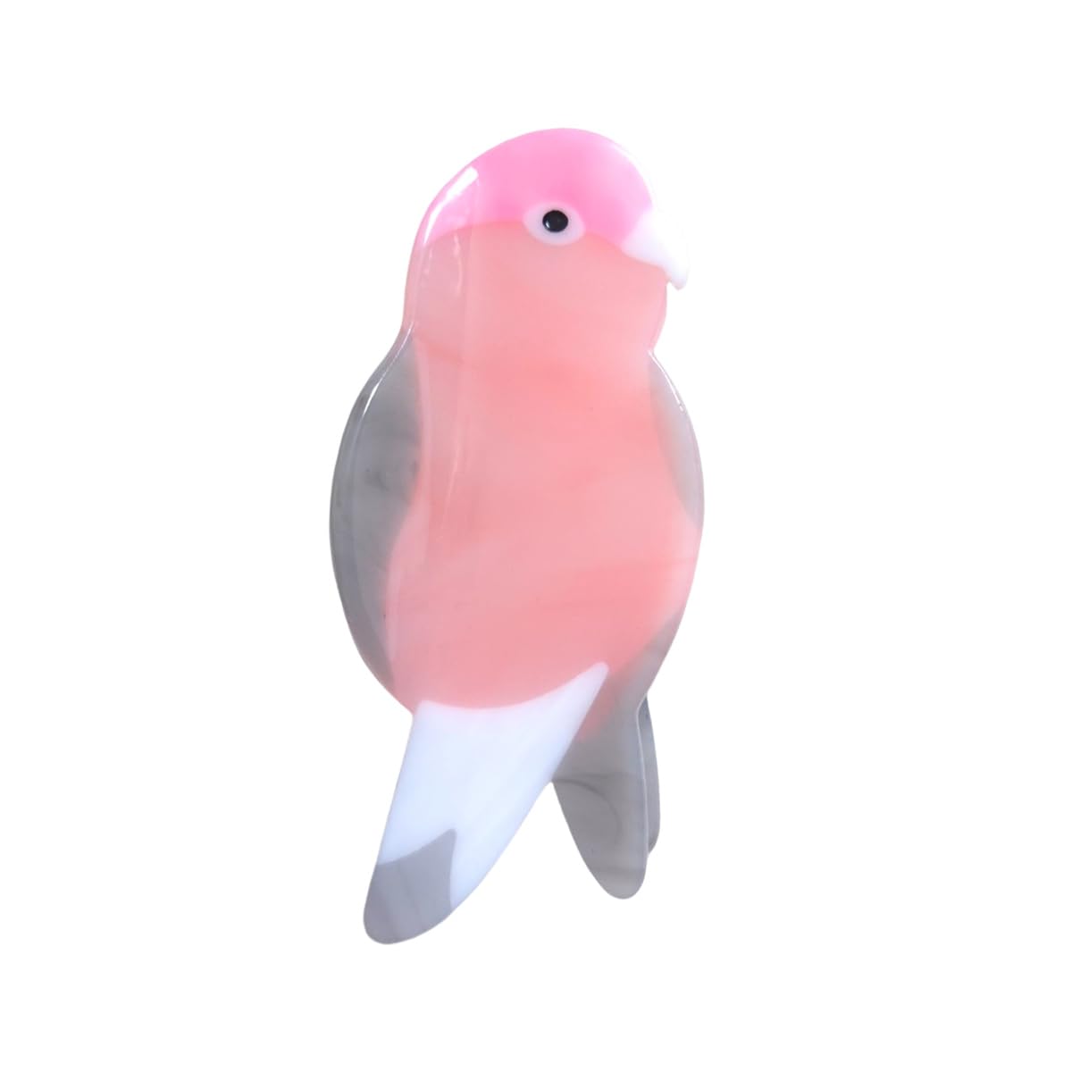 Novelty Pink Parrot Hair Clip,Acetate Claw Clips,Small Hair Clips for Women,Funny Hair Clips