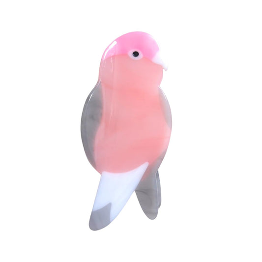 Novelty Pink Parrot Hair Clip,Acetate Claw Clips,Small Hair Clips for Women,Funny Hair Clips