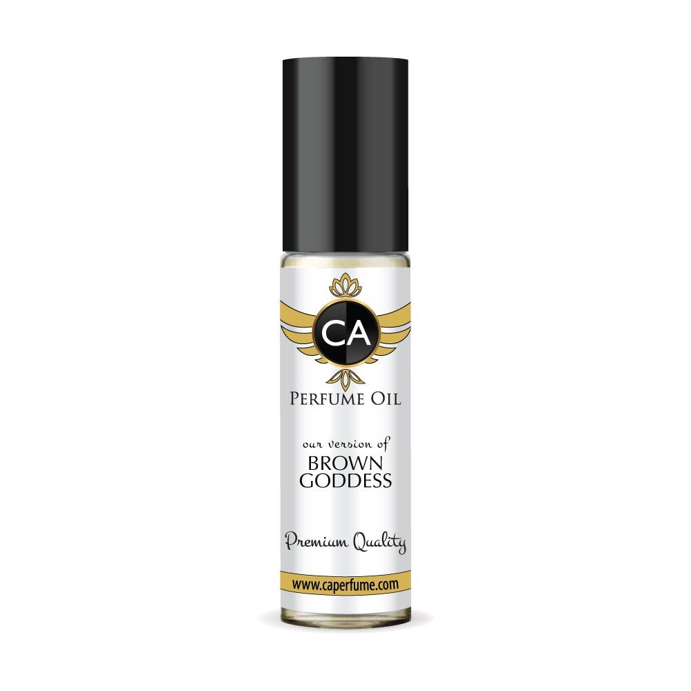 CA Perfume Impression of Brown Goddess for Women Fragrance Oil Amber Floral Scent Long Lasting Perfumes for Women Travel Size TSA Ready Mini Parfum Body Oil Roll-on 0.33 Fl Oz 10ml