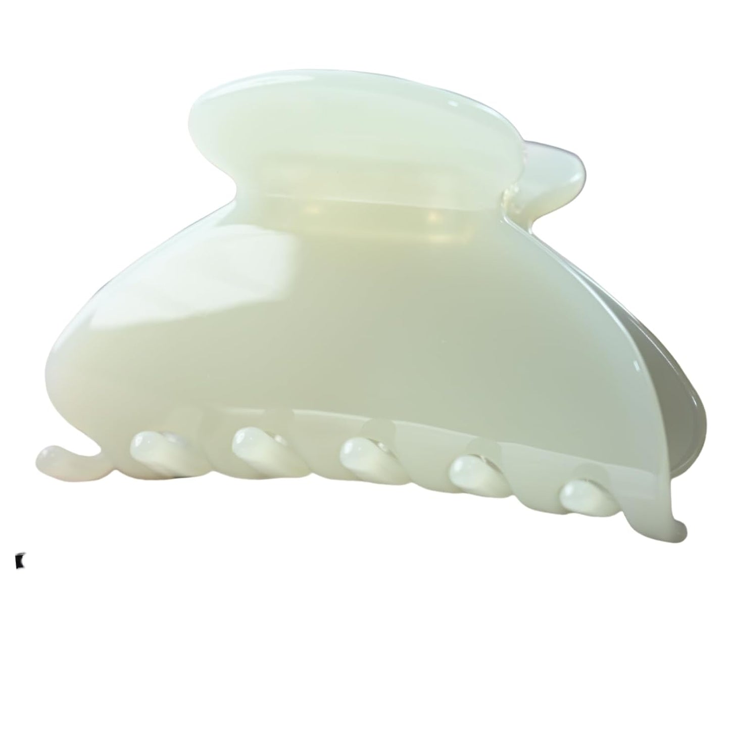 Handmade Celluloid Acetate French Design Barrettes Tortoise Shell Claws Hair Claw Luxury Fashion Accessories Hair Clip for Women (jade green)