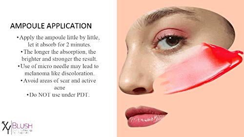 XY PROFESSIONAL BB Glow BLUSH Pigment Foundation Ampoule Primer Smile Facial Skin serum Starter Kit- BB Blush Treatment KOREA Microneedling Academy supplies PINK color