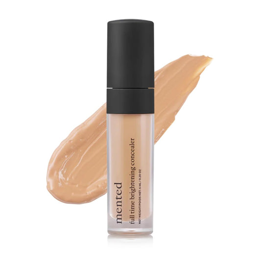 Mented Cosmetics Full-Time Eye Brightening Concealer for Women, Lightweight Full-Coverage Eye Makeup Concealer, Under Eyes Make Up Corrector, Blemishes & Contour, Nine to Five