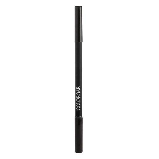 Colorbar Just Smoky Eye Pencil - Eyeliner Pencil with Built-in Smudger - Waterproof Formula - Matte Finish - 001 Just Black - 0.04 oz