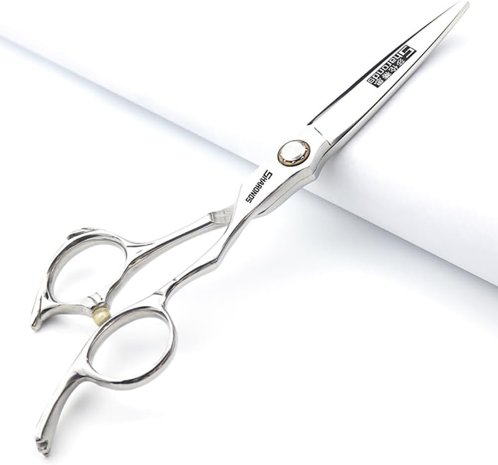 6/6.5-inch Sharonds hair clippers, professional Japanese 440C scissors, efficient scissors, scissors, comb adjuster (5.5 inch 2 Piece)