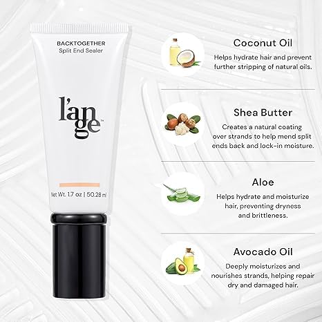 L'ANGE HAIR Backtogether Split End Sealer | Split Ends Treatment | Helps Repair And Smooth Hair | Split End Mender | Split Ends Hair Treatment Prevents Breakage And Damage | 1.7 Oz