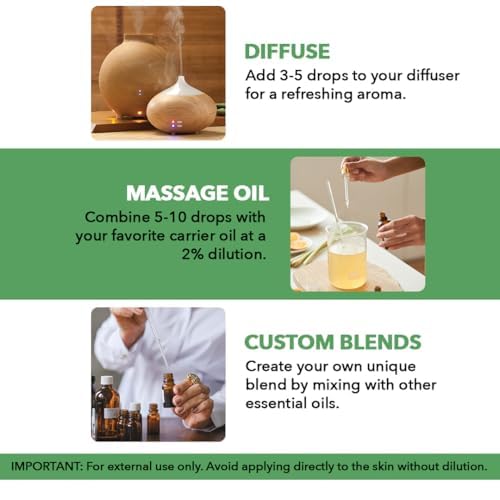 MAJESTIC PURE Tea Tree Essential Oil | 100% Pure and Natural Oil | Premium Grade Essential Oils for Hair Care, Home Diffusers, Skin, Aromatherapy, Massage and Humidifiers | 2 Fl Oz