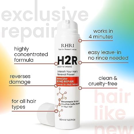 Hair Mask For Damaged Hair | Leave In Hair Mask | Molecular Bonding for Hair Growth, Thinning & Split Ends | Rapid Repair for Damage from Bleach, Chemicals & Heat | Frizz Control Hair Treatment
