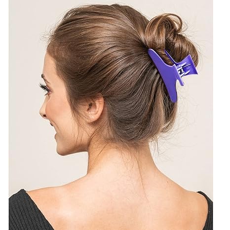 Ondder 48 Pcs Colorful Butterfly Hair Clips for Styling and Sectioning - Pro Claws Clamps for Cutting, Coloring - Hair Accessories for Women Girls