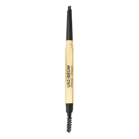 Winky Lux Uni-Brow Eyebrow Pencil, Dual-Ended with Spoolie, Waterproof Brow Definer with Ultra-Fine Tip, Universal Shade for Natural Looking Brows (Brown, Blonde, Taupe)