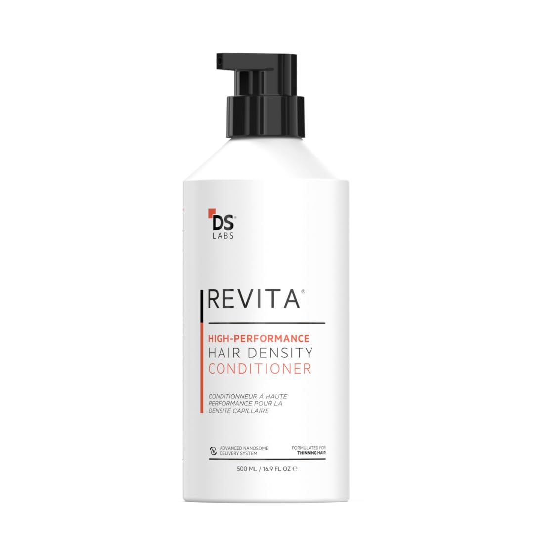 DS Labs Revita Conditioner, 500 mL – Scalp Refreshing Hydration for Fuller Looking, Weightless Hydration, Caffeine, Turmeric, Sulfate & Silicone Free, Color Safe, For Men & Women