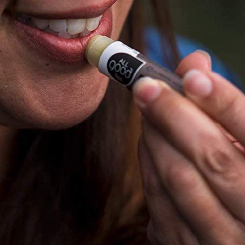 All Good Organic SPF15 Lip Balm - Hydrating Lip Care with Olive Oil, Beeswax, Calendula, Lavender, Vitamin E - Lip Moisturizer with Zinc Oxide Protection - Original, Spearmint & Coconut (3-pack)