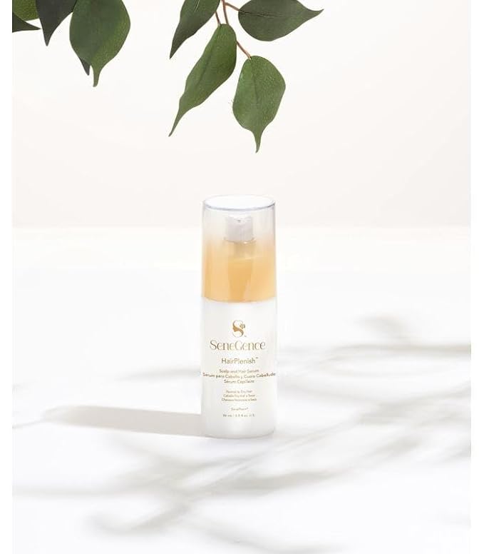 SeneGence HairPlenish Scalp and Hair Serum for Normal to Dry Hair, 2.9 Fl Oz, Hydrating Leave-In Treatment, Moisturizes, Nourishes, and Improves Manageability